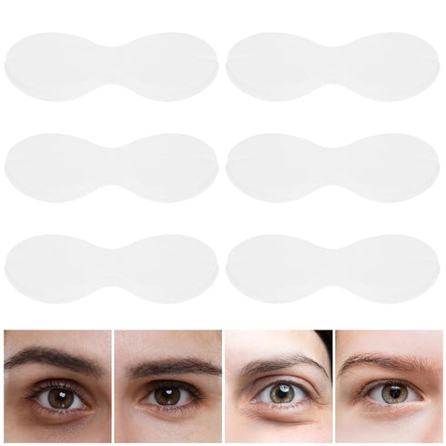 100Pcs Disposable Non Woven Eye Care, Clear Eye Mask Paper Lightweight Eye Covers for Facials Cotton Skincare Spa Paper Eye Nose Face Pads for Ski...