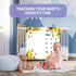 Baby Monthly Milestone Blanket| Sunflower Bee Honeycomb Golden Honey Pot | Newborns 1 to 12 Months Unisex Include 4 Frames and 1 Headband 48"x40" ...