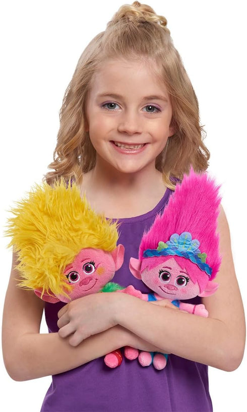 DreamWorks Trolls Band Together 8-inch Small Plush Poppy and Viva 2-Piece Set, Stuffed Animals...