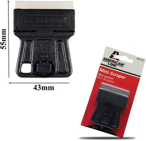 Safe Plastic Scraper Include 10Pcs Scraper Replacement,for Stickers Paint Label Glue Adhesive Removal, Ceramic Glass Window Cleaning...
