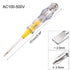 uxcell Voltage Tester AC 100-500V with 3.5mm Slotted Phillips Screwdriver for Circuit Test, Clear and Yellow, Pack of 3...