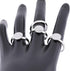 20pcs Stainless Steel 10mm Circle Pad Ring Bezel Blanks DIY Adjustable Fingerring Base Settings for Jewelry Making (Plain Steel)...