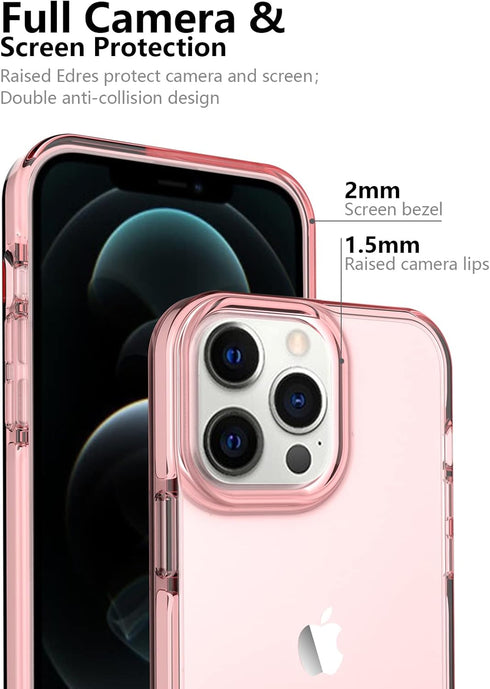 ArtsEvo Designed for iPhone 15 Pro Case, 6.6ft Drop Protection, Full Body Screen Camera Protective Phone Case,Pink......