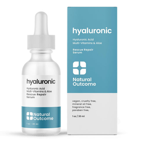 Hyaluronic Acid Serum for Face | Anti-Aging Facial Serum with Vitamin b5 | Reduces Fine Lines and Wrinkles | Moisturizing and Hydrating Rescue Rep...