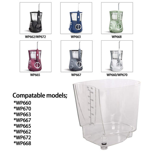Replacement Parts for Waterflosser Oral Irrigator Dental Aquarius compatible with Waterpik WP-660 WP-662 WP-670 WP-672 WP-665 WP-667 WP-663 WP-668...
