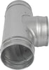 4'' Inch Duct Splitter to 90° Degree 4" Inch Branch for Exhaust Fan, Dryer Vent Hose - 3 Way Duct Hose Connector, T Shape, T Joint Metal, Ducting ...