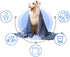 Microfiber Pet Towel - Dog Towel Super Absorbent Large Microfiber Drying Bath Towel for Dogs & Cats, 40x20 inches, Quick Drying, Lightweight Dog B...