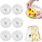 200PCS Plastic Bowl Covers Reusable, Elastic Food Storage Cover Stretch Plastic Wrap for Food, Bowl Covers for Bread Proofing, Food Cover for Fami...