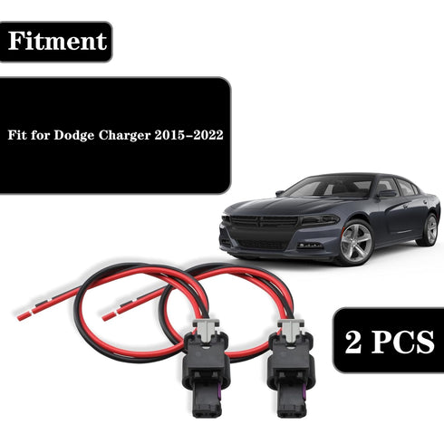 2 Pack Side Marker Pigtail Connector Harness Compatible with Dodge Charger 2015 2016 2017 2018 2019 2020 2021 2022...