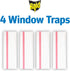 Raid Window Fly Traps, 4 Traps...