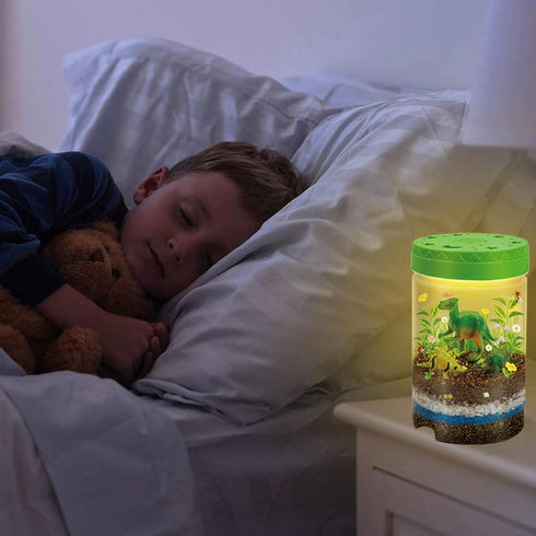 Light-Up Dinosaurs Terrarium Kit for Kids, Glow in Dark Dinosaur Toys for Boys Educational, Science Kit for Kids Ages 4 5 6 7 8-12 Year Old, STEM ...