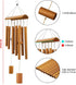Windchimes Outdoors, Memorial Wind Chimes, Bamboo Wind Chimes for Outside Clearance Deep Tone for Patio Garden Home Décor, Natural Beautiful Sound...