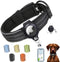 Reflective AirTag Dog Collar, Heavy Duty Padded Puppy Collar with AirTag Holder, Adjustable Air Tag Pet Collar for Small Medium Large Dogs, Black,...