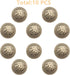 10PCS 25MM Lion Gold Metal Blazer Buttons for Blazers, Suits, Sport Coats, Uniform, Jackets (MBM26)...