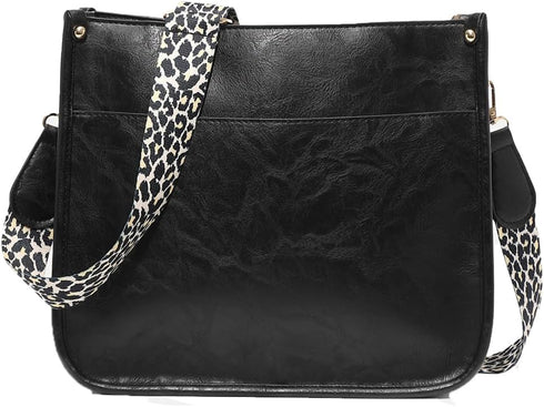 Crossbody Bags for Women Vegan Leather Hobo Purses Shoulder Handbags for with Wide Adjustable Strap Wallet...