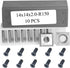 Square 14mm Carbide Inserts Cutters Knives Replacement 14x14x2mm 6 Inches Radius with Screws for Grizzly T21348 and Woodworking Spiral Helical Pla...