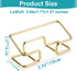 Business Card Holder for Desk, Business Card Holder Display Stand, Modern Business Card Organizer, Desktop Business Card Holders, 1 Pack, Gold...