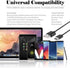Fast Charger with USB Type C 6.6FT (2m) Cable & OTG Adapter for Samsung Galaxy S9/S9 Plus/S8/S8 Plus/S10/S10e/S10 Plus/Note 8/Note 9/A02/A21/A31/A...
