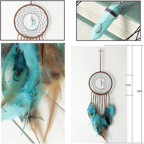 FANDOL DIY Dream Catcher Making Kit, Macrame Dream Catcher Craft Supplies for Kids Bedroom Wall Decor Nursery Baby Room Hanging Wedding Ornaments ...