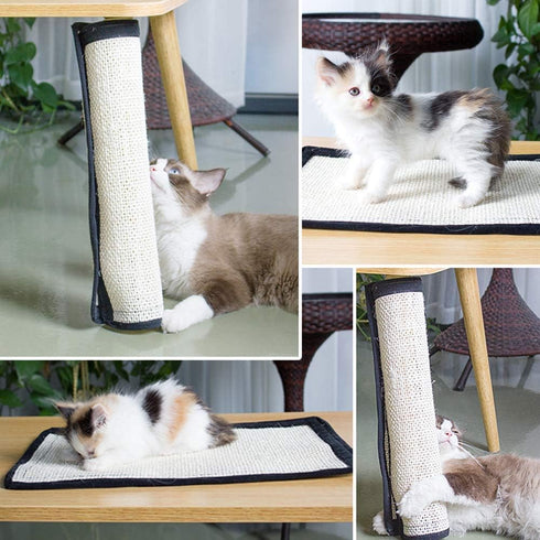 Cat Scratching Pads Furniture Protectors Natural Sisal Cat Scratching Pad Couch Cover Cat Scratcher Cat Scratch Mat for Sofa Couch Chair Wall Carp...