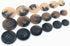 20PCS 4 Holes Sewing Round Craft Buttons Resin Snaps for Blazer Shirts DIY Accessories (Brown, 15mm)...