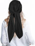 35" Large Square Satin Head Scarf, Silk Shiny Solid Color Head Scarves Sleeping Head Wraps for Women Hair Bandana...