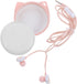 1pc Paw Case Phones Microphone Headphones Wired Cat Style Corded - Phone Earphones Kitten Microphone.mm USB Cell Cartoon Girls with Earbuds for Ea...