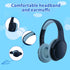 Bluetooth Headphones Over Ear, Noise Isolation Wireless Headphone for Teenger Adult Children for Home Travel Office School Phone Music use (Blue)...
