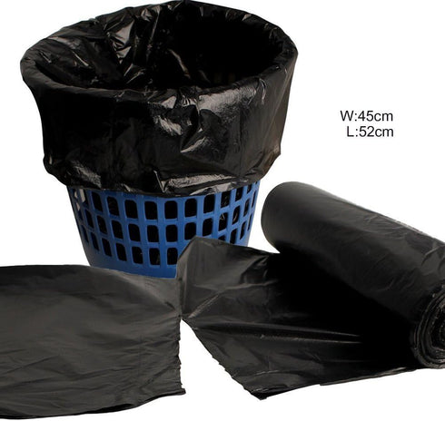 Small Garbage Bag, 5 Gallon Strong Durable Disposable Kitchen Trash Wastebasket Bags Can Liners for Home Office Waste Bin Bathroom 5 Roll Totally ...