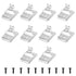Stainless Steel Belt Clips for Dewalt - 10PCS Drill Tool Clips Hook Kit with Screws for Dewalt N268241, Compatible with 20V Power Tools Including ...