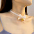 Retro Bell Choker Collar Necklace Lolita Bowknot Lace Necklace Gothic Sexy Women Neck Chain Cosplay Neck Accessories for Women and Girls...
