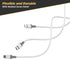 Scosche CC4WG-SP Strikeline USB-C to USB-C Sync Charging Cable, 4 Feet, White/Gray...