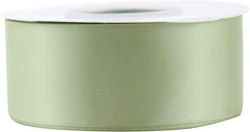 Sage Green Satin Ribbon 1-1/2 Inch Moss Ribbon for Crafts Double Face Satin Ribbon for Gift Wrapping Thick Ribbon for Wedding Decor Hair Bows Part...