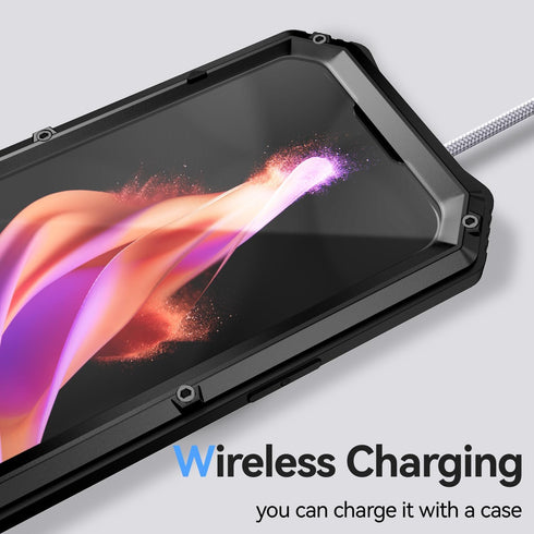 for iPhone 15 Case Heavy Duty Protection with Built in Lens Screen Protector Rugged Stand 360 Full Body Military Grade Metal Bumper Phone Cases Me...