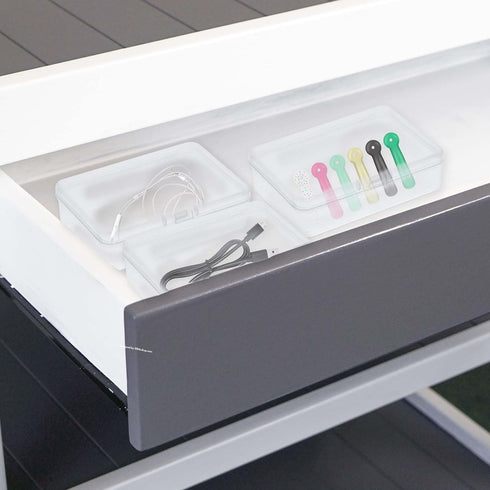 Small Plastic Boxes with Hinged Lids 8 PCS Mini Storage Containers Box with Lid 3.7 x 2.6 Inches Clear Rectangle Box for Collecting Items Lash Sti...