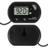 2Pcs Aquarium Thermometer Fish Tank Thermometer Reptile Thermometer Terrarium Water Temperature Test Digital Thermometer with LCD Display Fahrenhe...
