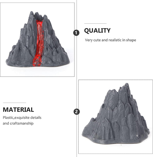 Toyvian 10pcs Volcano Toy volcano kit volcano toy birthday party supplies Volcanic Eruption Model...