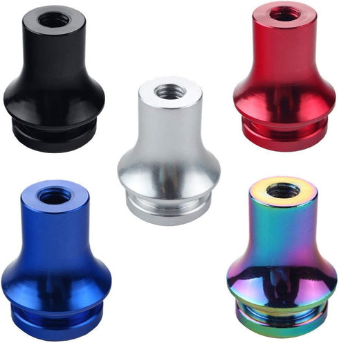 DEWHEL Shift KNOB Boot Retainer/Adapter for Manual Gear Shifter Lever 10X1.25 (Neo Chrome)...