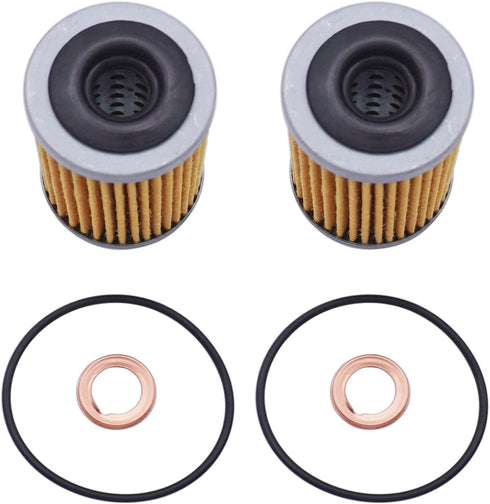Transmission Oil Filter with Gasket & Drain Washer 31726-28X0A 31726-3JX0A Compatible with Nissan Altima Maxima Quest Versa, Suzuki Swift, Mitsubi...