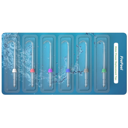 Replacement Heads for Waterpik Water Flosser (6 Implat Denture Tips)...