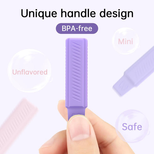 HEMILAB® 4 Pack Aligner Chewies, Handheld Cute Aligner Chompers, Compatible with Invisalign Braces, Aligners, Retainers...