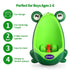 Urinal for Toddlers Boys with Frog Funny Aiming Target,Frog Urinal Potty Training(Blue)...