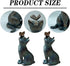 Cute Cat and Butterfly Curiosity Garden Statue, Curious Cat Play with Butterfly Statue, Garden Cat Statue Animal Sculpture Outdoor Patio Lawn Yard...