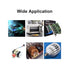 4 Pieces Silicone Thermal Pad, 0.5mm 1mm 1.5mm 2mm Thickness 100x100mm Sliced into 100Pcs, Thermal Conductivity 3.0 W/mK, Heat Resistant for Lapto...