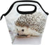 senya Lunch Bag Hedgehog Printed Neoprene Tote Reusable Insulated Waterproof School Picnic Carrying Gourmet Lunchbox Container Organizer For Men, ...