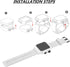 Compatible with for Apple Watch Band Case 42mm 44mm Series 5/4/3, IP68 Waterproof Case with Soft Silicone Band and Anti-Scratch Protector, 360°Pro...