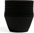 The Silicone Kitchen Reusable Silicone Baking Cup, Non-Toxic, BPA Free, Dishwasher Safe Jumbo, Pack of 12, Matte Black...
