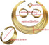 deladola African Choker Necklace Sets Multi-Layer Hoop Gold Plated Bib Choker Earring Bracelet Ring Statement Necklaces for Women and Girls...