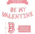 PARTY Valentine's Day Balloon, 16in Rose Gold, Decorations Supplies Banner...