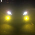 H3 LED Fog Light Bulbs Pack of 2, Extremely Bright 3030Chips H3 LED Bulbs with Projector for Car Fog Lights, Daytime Running Lights DRL (Golden Ye...